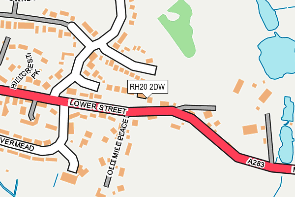 RH20 2DW map - OS OpenMap – Local (Ordnance Survey) RH20 2DW map - OS OpenMap – Local (Ordnance Survey)