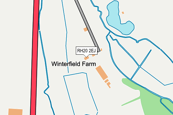 RH20 2EJ map - OS OpenMap – Local (Ordnance Survey) RH20 2EJ map - OS OpenMap – Local (Ordnance Survey)