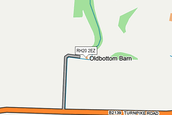 RH20 2EZ map - OS OpenMap – Local (Ordnance Survey) RH20 2EZ map - OS OpenMap – Local (Ordnance Survey)