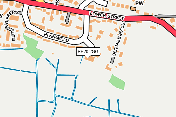 RH20 2GG map - OS OpenMap – Local (Ordnance Survey) RH20 2GG map - OS OpenMap – Local (Ordnance Survey)
