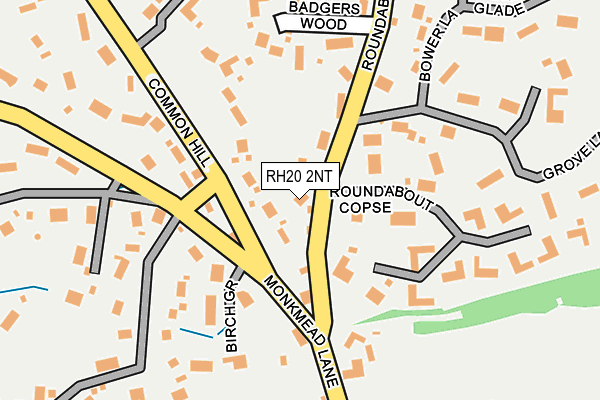 RH20 2NT map - OS OpenMap – Local (Ordnance Survey) RH20 2NT map - OS OpenMap – Local (Ordnance Survey)
