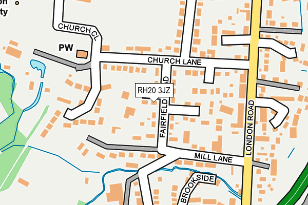 RH20 3JZ map - OS OpenMap – Local (Ordnance Survey) RH20 3JZ map - OS OpenMap – Local (Ordnance Survey)