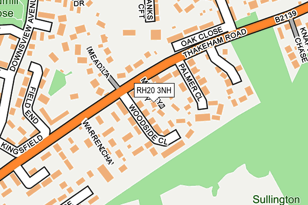 RH20 3NH map - OS OpenMap – Local (Ordnance Survey) RH20 3NH map - OS OpenMap – Local (Ordnance Survey)