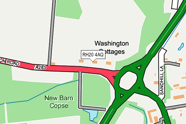 RH20 4AQ map - OS OpenMap – Local (Ordnance Survey) RH20 4AQ map - OS OpenMap – Local (Ordnance Survey)