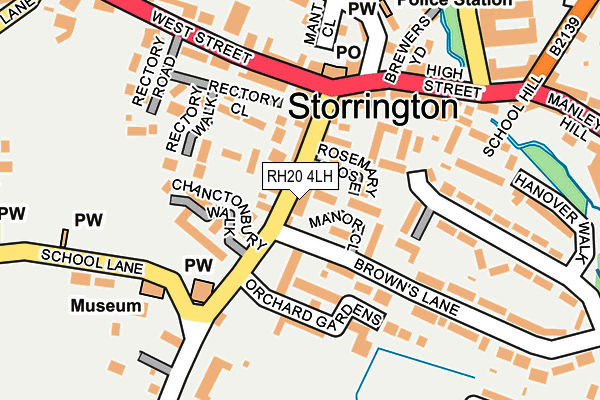RH20 4LH map - OS OpenMap – Local (Ordnance Survey) RH20 4LH map - OS OpenMap – Local (Ordnance Survey)