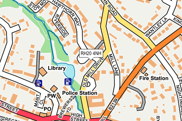RH20 4NH map - OS OpenMap – Local (Ordnance Survey) RH20 4NH map - OS OpenMap – Local (Ordnance Survey)