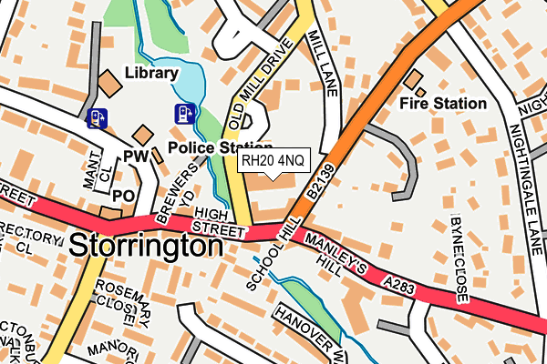 RH20 4NQ map - OS OpenMap – Local (Ordnance Survey) RH20 4NQ map - OS OpenMap – Local (Ordnance Survey)