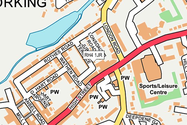 RH4 1JR map - OS OpenMap – Local (Ordnance Survey)