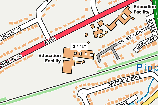 RH4 1LY map - OS OpenMap – Local (Ordnance Survey) RH4 1LY map - OS OpenMap – Local (Ordnance Survey)