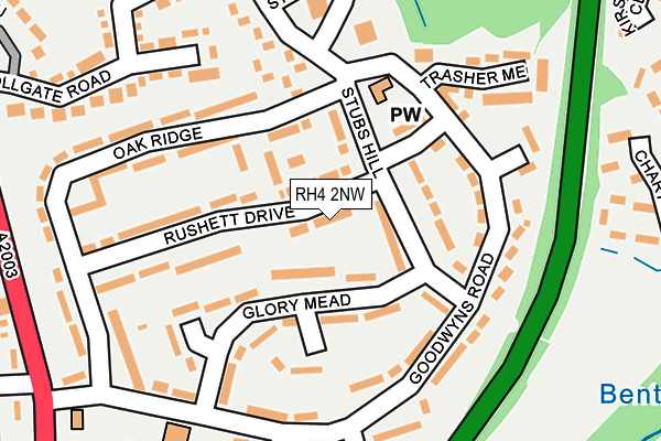 RH4 2NW map - OS OpenMap – Local (Ordnance Survey) RH4 2NW map - OS OpenMap – Local (Ordnance Survey)