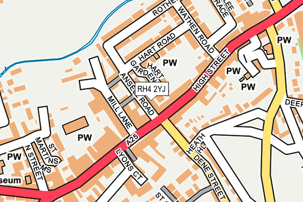 RH4 2YJ map - OS OpenMap – Local (Ordnance Survey) RH4 2YJ map - OS OpenMap – Local (Ordnance Survey)