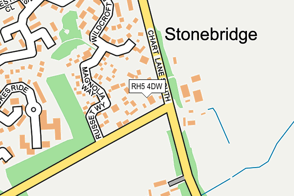 RH5 4DW map - OS OpenMap – Local (Ordnance Survey) RH5 4DW map - OS OpenMap – Local (Ordnance Survey)