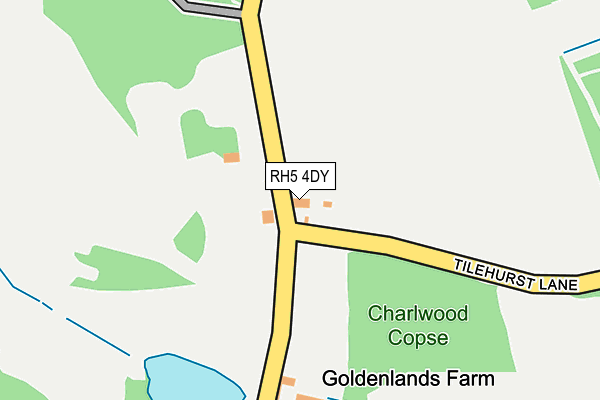 RH5 4DY map - OS OpenMap – Local (Ordnance Survey) RH5 4DY map - OS OpenMap – Local (Ordnance Survey)