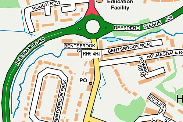 RH5 4HJ map - OS OpenMap – Local (Ordnance Survey) RH5 4HJ map - OS OpenMap – Local (Ordnance Survey)