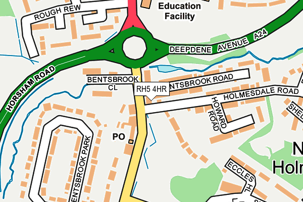 RH5 4HR map - OS OpenMap – Local (Ordnance Survey) RH5 4HR map - OS OpenMap – Local (Ordnance Survey)