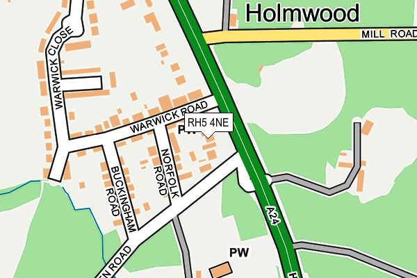 RH5 4NE map - OS OpenMap – Local (Ordnance Survey) RH5 4NE map - OS OpenMap – Local (Ordnance Survey)