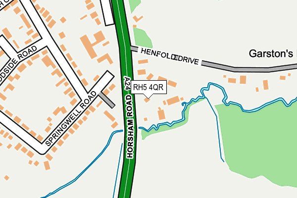 RH5 4QR map - OS OpenMap – Local (Ordnance Survey) RH5 4QR map - OS OpenMap – Local (Ordnance Survey)
