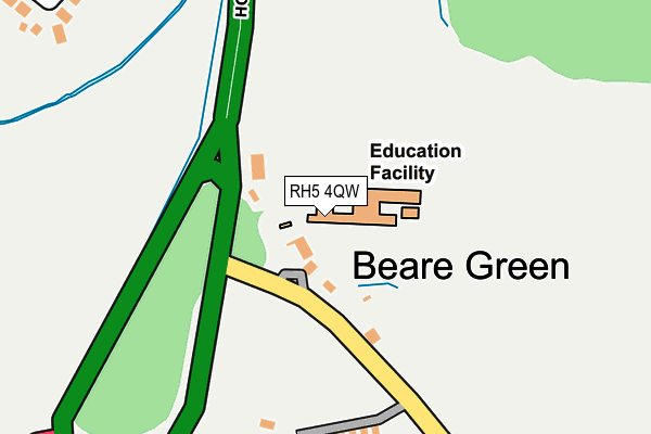 RH5 4QW map - OS OpenMap – Local (Ordnance Survey) RH5 4QW map - OS OpenMap – Local (Ordnance Survey)