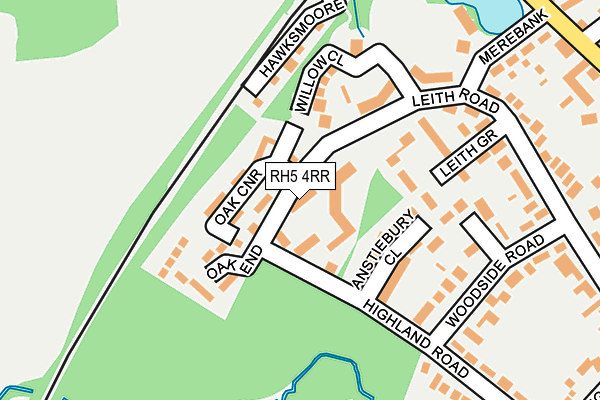 RH5 4RR map - OS OpenMap – Local (Ordnance Survey) RH5 4RR map - OS OpenMap – Local (Ordnance Survey)