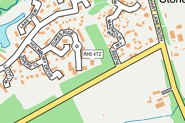 RH5 4TZ map - OS OpenMap – Local (Ordnance Survey) RH5 4TZ map - OS OpenMap – Local (Ordnance Survey)