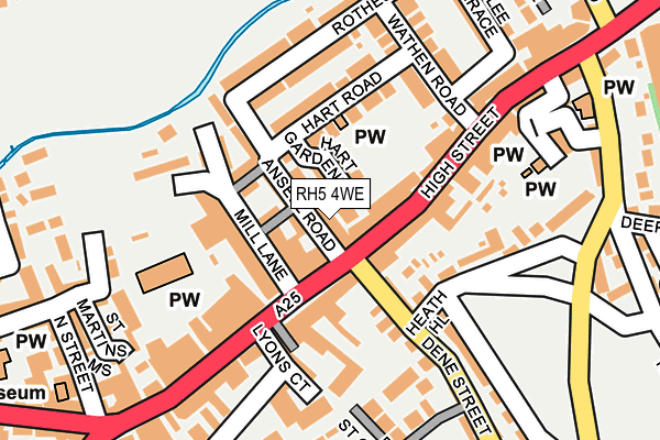 RH5 4WE map - OS OpenMap – Local (Ordnance Survey) RH5 4WE map - OS OpenMap – Local (Ordnance Survey)