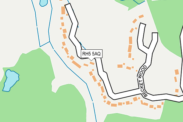 RH5 5AQ map - OS OpenMap – Local (Ordnance Survey) RH5 5AQ map - OS OpenMap – Local (Ordnance Survey)