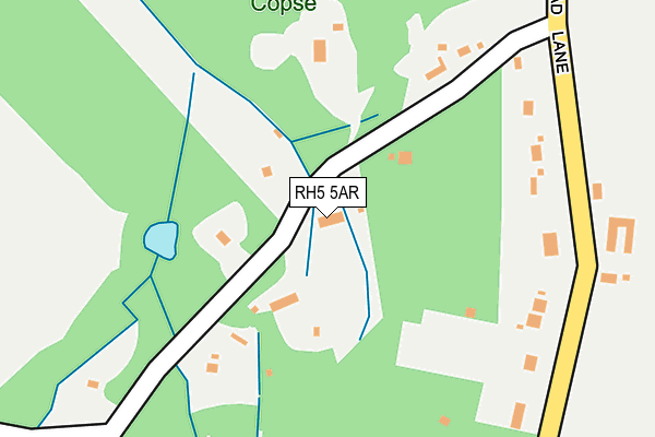RH5 5AR map - OS OpenMap – Local (Ordnance Survey) RH5 5AR map - OS OpenMap – Local (Ordnance Survey)