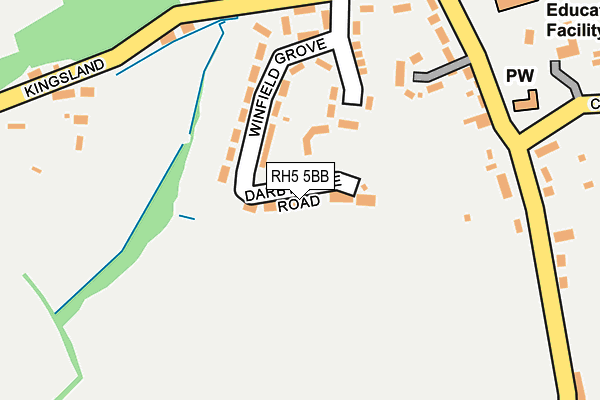 RH5 5BB map - OS OpenMap – Local (Ordnance Survey) RH5 5BB map - OS OpenMap – Local (Ordnance Survey)