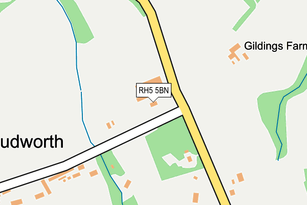 RH5 5BN map - OS OpenMap – Local (Ordnance Survey) RH5 5BN map - OS OpenMap – Local (Ordnance Survey)