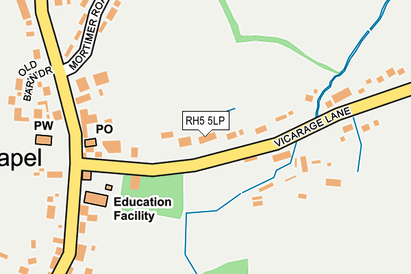 RH5 5LP map - OS OpenMap – Local (Ordnance Survey) RH5 5LP map - OS OpenMap – Local (Ordnance Survey)
