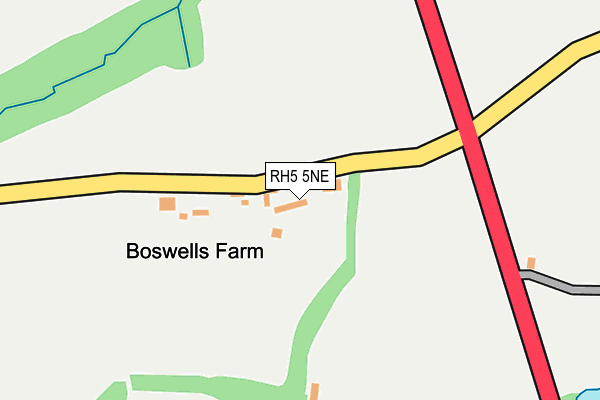 RH5 5NE map - OS OpenMap – Local (Ordnance Survey) RH5 5NE map - OS OpenMap – Local (Ordnance Survey)