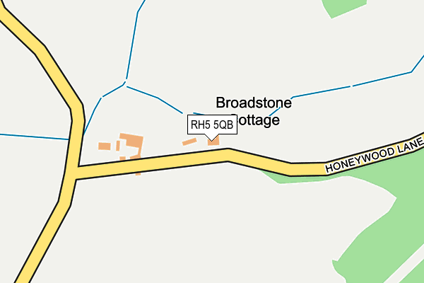 RH5 5QB map - OS OpenMap – Local (Ordnance Survey) RH5 5QB map - OS OpenMap – Local (Ordnance Survey)