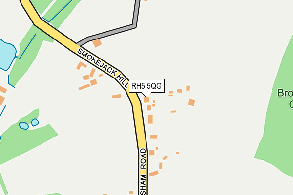 RH5 5QG map - OS OpenMap – Local (Ordnance Survey) RH5 5QG map - OS OpenMap – Local (Ordnance Survey)