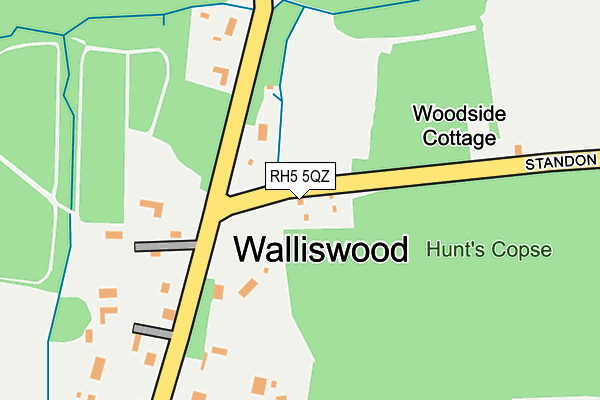 RH5 5QZ map - OS OpenMap – Local (Ordnance Survey) RH5 5QZ map - OS OpenMap – Local (Ordnance Survey)