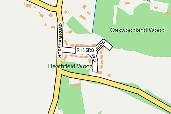 RH5 5RQ map - OS OpenMap – Local (Ordnance Survey) RH5 5RQ map - OS OpenMap – Local (Ordnance Survey)