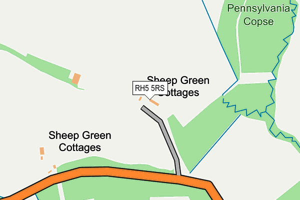 RH5 5RS map - OS OpenMap – Local (Ordnance Survey) RH5 5RS map - OS OpenMap – Local (Ordnance Survey)