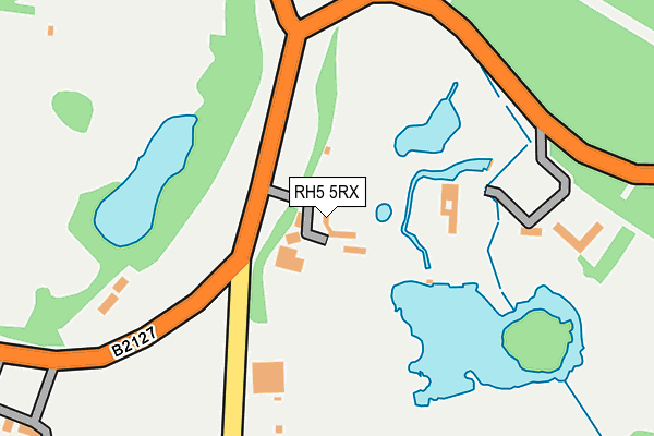 RH5 5RX map - OS OpenMap – Local (Ordnance Survey) RH5 5RX map - OS OpenMap – Local (Ordnance Survey)