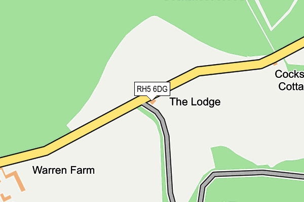 RH5 6DG map - OS OpenMap – Local (Ordnance Survey) RH5 6DG map - OS OpenMap – Local (Ordnance Survey)