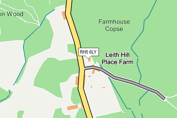 RH5 6LY map - OS OpenMap – Local (Ordnance Survey) RH5 6LY map - OS OpenMap – Local (Ordnance Survey)