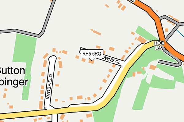 RH5 6RQ map - OS OpenMap – Local (Ordnance Survey) RH5 6RQ map - OS OpenMap – Local (Ordnance Survey)