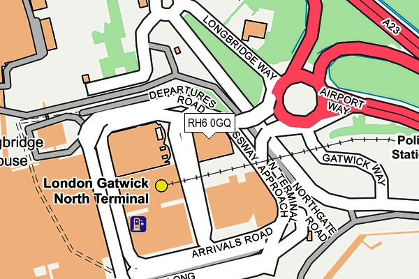 RH6 0GQ map - OS OpenMap – Local (Ordnance Survey) RH6 0GQ map - OS OpenMap – Local (Ordnance Survey)