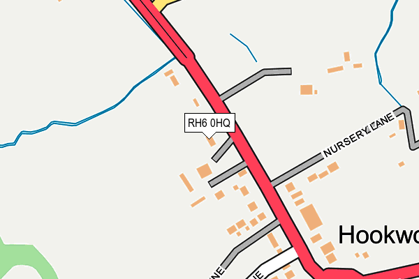 RH6 0HQ map - OS OpenMap – Local (Ordnance Survey) RH6 0HQ map - OS OpenMap – Local (Ordnance Survey)