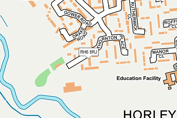 RH6 8RJ map - OS OpenMap – Local (Ordnance Survey) RH6 8RJ map - OS OpenMap – Local (Ordnance Survey)