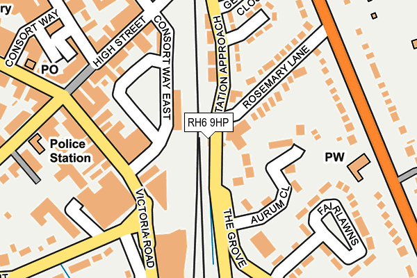 RH6 9HP map - OS OpenMap – Local (Ordnance Survey) RH6 9HP map - OS OpenMap – Local (Ordnance Survey)
