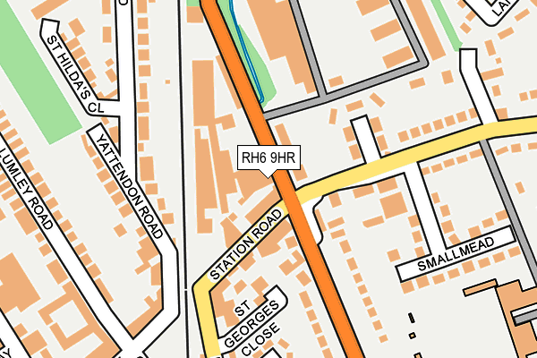 RH6 9HR map - OS OpenMap – Local (Ordnance Survey) RH6 9HR map - OS OpenMap – Local (Ordnance Survey)