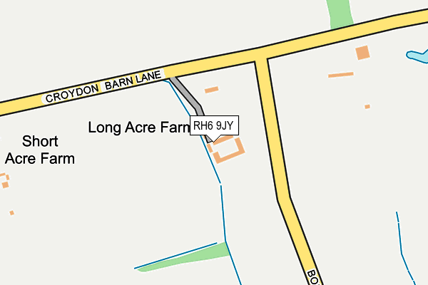 RH6 9JY map - OS OpenMap – Local (Ordnance Survey) RH6 9JY map - OS OpenMap – Local (Ordnance Survey)