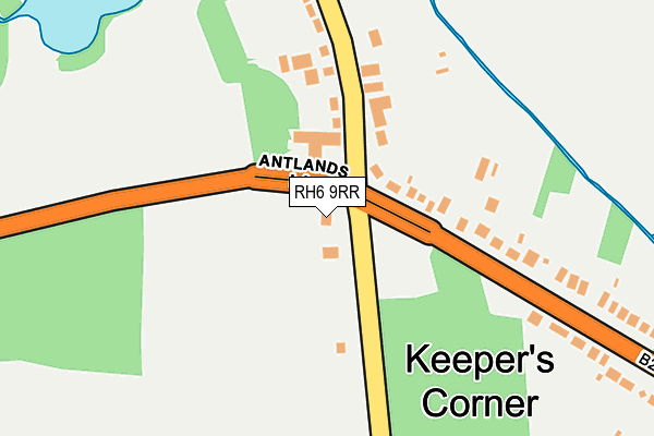 RH6 9RR map - OS OpenMap – Local (Ordnance Survey) RH6 9RR map - OS OpenMap – Local (Ordnance Survey)