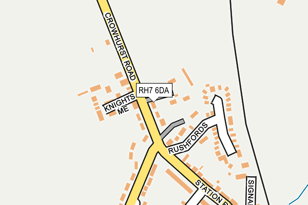 RH7 6DA map - OS OpenMap – Local (Ordnance Survey) RH7 6DA map - OS OpenMap – Local (Ordnance Survey)