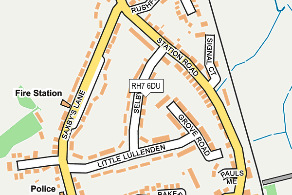 RH7 6DU map - OS OpenMap – Local (Ordnance Survey) RH7 6DU map - OS OpenMap – Local (Ordnance Survey)