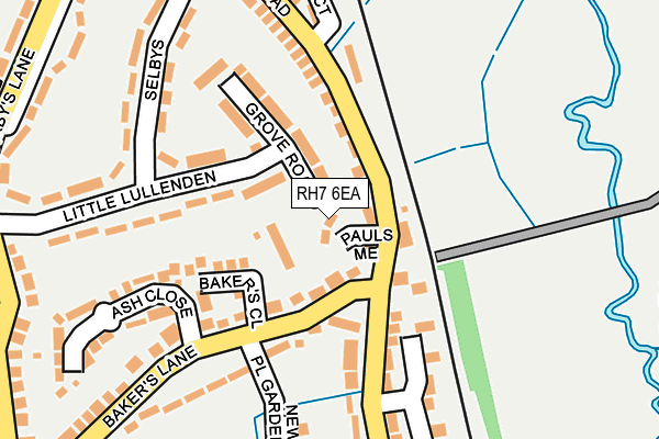 RH7 6EA map - OS OpenMap – Local (Ordnance Survey) RH7 6EA map - OS OpenMap – Local (Ordnance Survey)